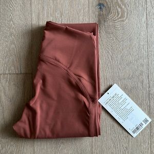 instill pant 25" ancient copper size 2 lululemon